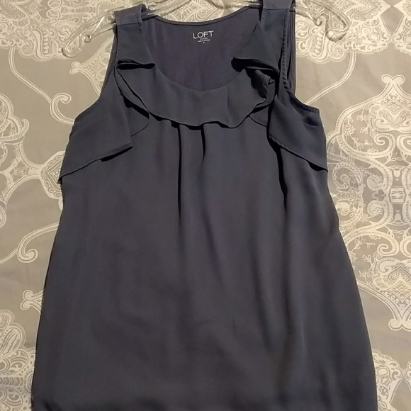 LOFT Tops - NWOT Adorable Ruffle-front LOFT​ Blouse